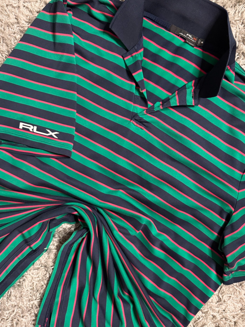 2000s Ralph Lauren X RLX Striped Polo